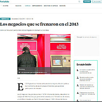 Los negocios que se frenaron en el 2013